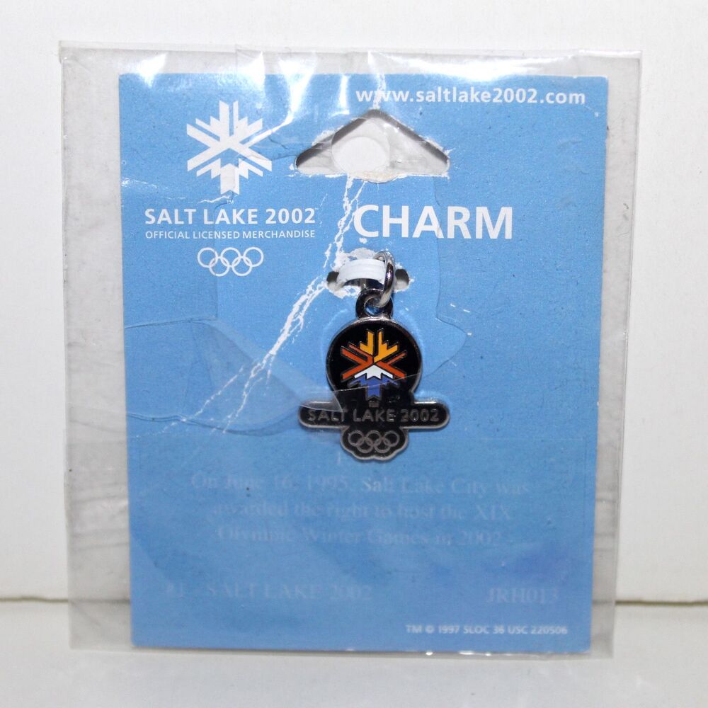 Salt Lake 2002 Winter Olympics Emblem logo Charm Official Merchandise Utah